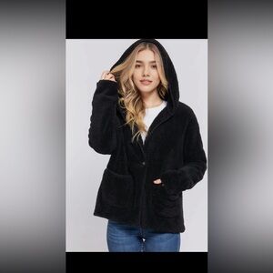 Active USA Black Teddy Jacket